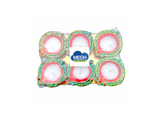 Big Ring Wax Diya 6pc - Megh