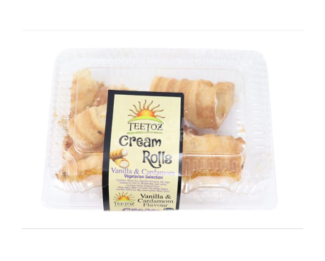Cream Rolls Vanilla & Cardamom 180g - Teetoz