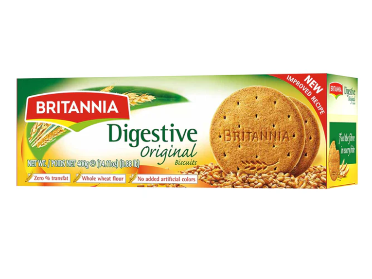 Digestive Original Biscuits 400gm- Britannia