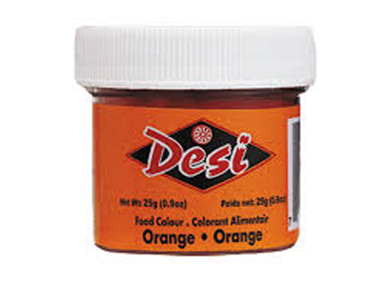 Food Color Orange 25gm- Desi