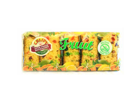 Tasty Fruit Cake Eggless 380gm - Crispy