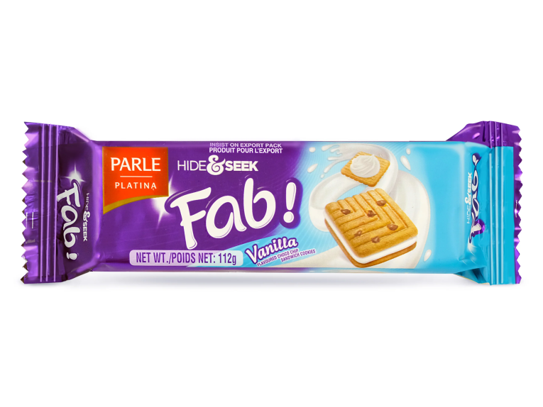 Hide & Seek Fab Vanilla 112gm- Parle